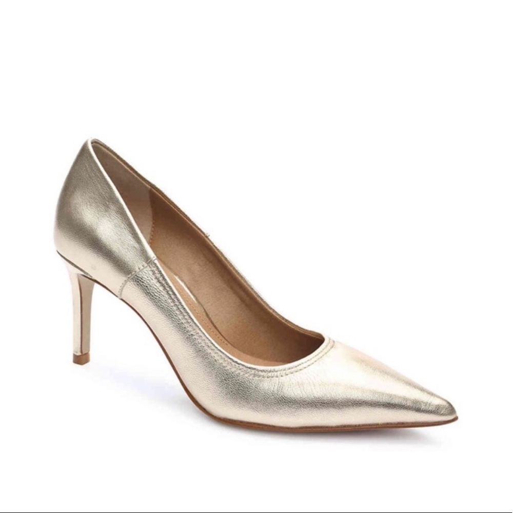 Tahari Peyton Gold Pumps women’s size 8.5